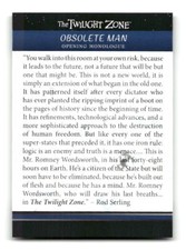 2019 Rittenhouse The Twilight Zone Rod Serling Edition Trading Card #65