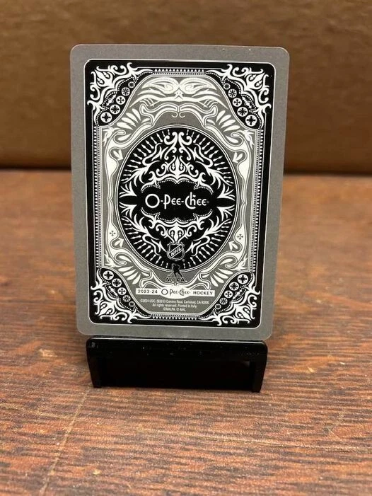 2023-24 O-Pee-Chee Trevor Zegras 10 of Spades OPC Playing Card - Image 2 of 2