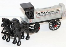 1991 Texaco Gas Station Diecast Coin Bank Horse  Tanker 9390VP Series 8 ERTL