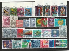 Schweiz 32 Marken gestempelt aus den 1960er Jahren