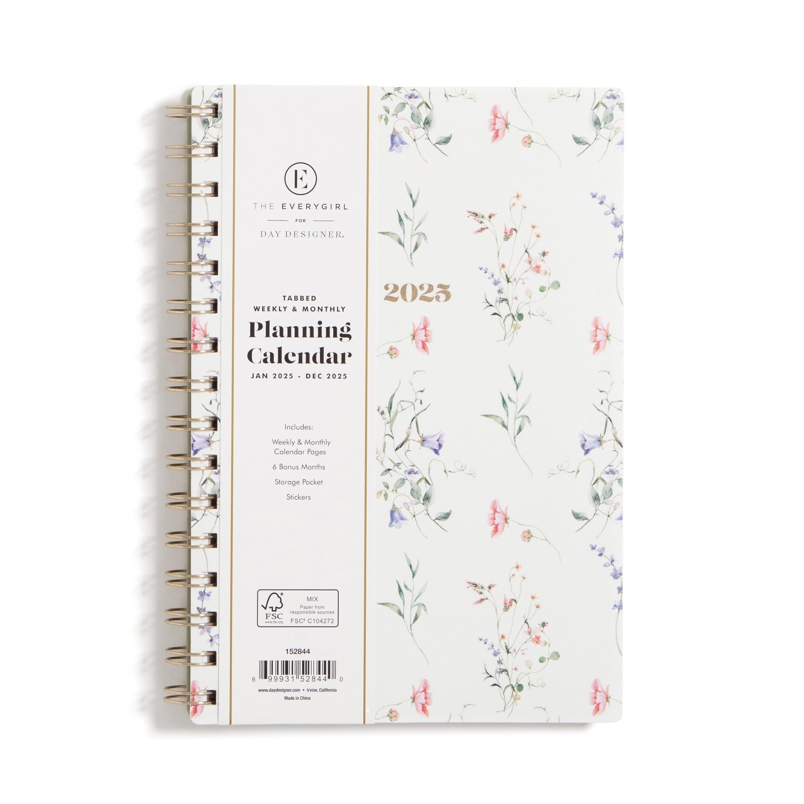 Everygirl 2025 Weekly and Monthly Planner Calendar January 2025 - December 20...