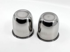 2 Stainless Steel Weld Wheel Rims Center Cap For 3.18 Center Bore Trailer Rims