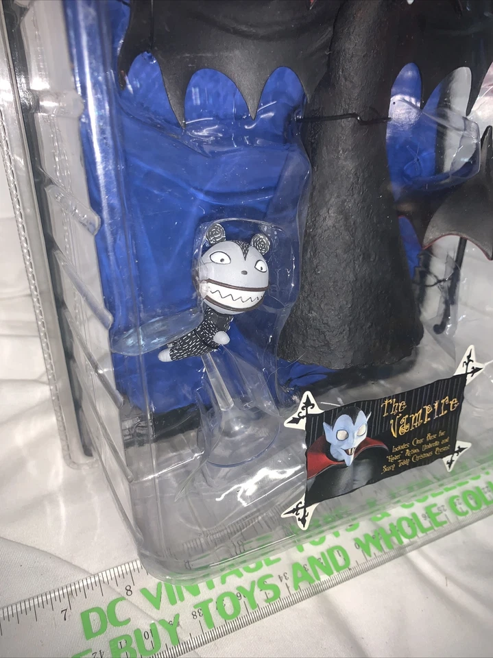 Figura de acción de vampiro vintage Pesadilla antes de Navidad serie 1 nueva en caja carrete juguetes Foto 3 de 4