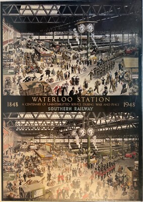 Gibsons Puzzle Waterloo Station 1848-1948 1000 Teile NEU versiegelt Puzzles Geschenk