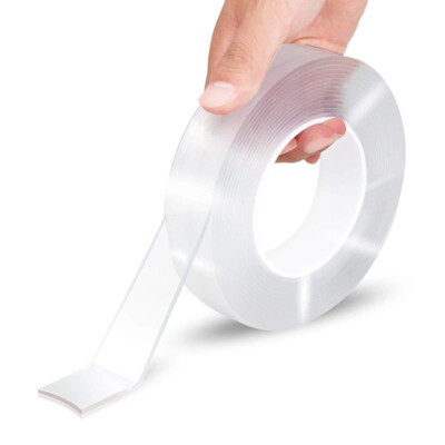 Nano Magic transparentes doppelseitiges Griffband spurlos abnehmbar waschbar Kleber