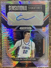 2023-24 Panini Prizm Draft Picks Colin Castleton Draft Picks Auto Prizm RC
