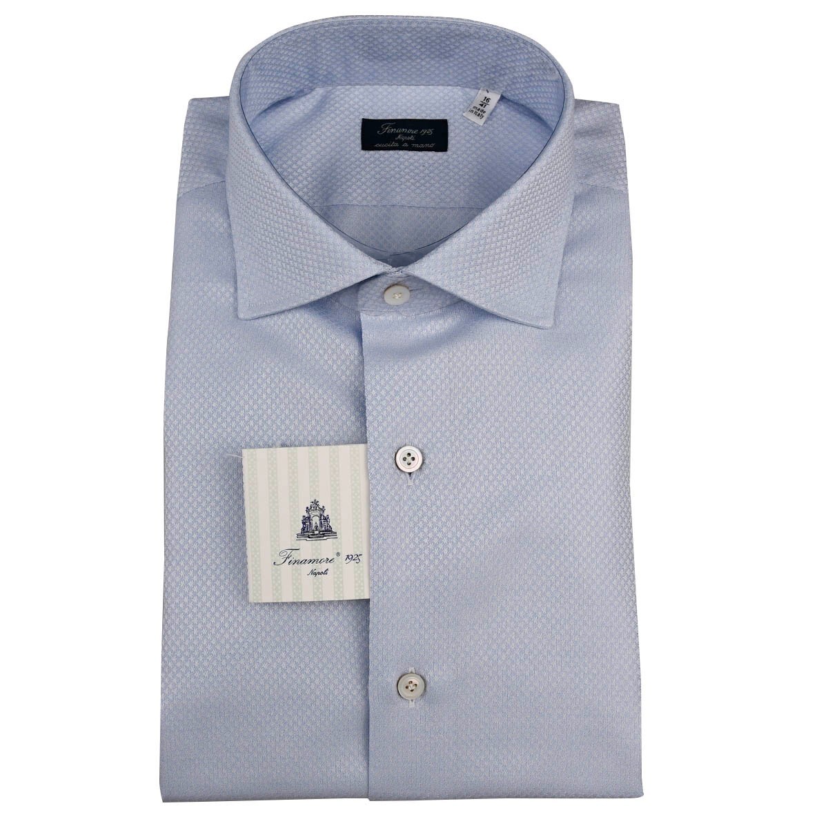 НОВАЯ РУБАШКА FINAMORE, 100% ХЛОПОК, РАЗМЕР 15,75, US 40, ЕВРОПЕЙСКАЯ МОДА, NAPOLI FIS93