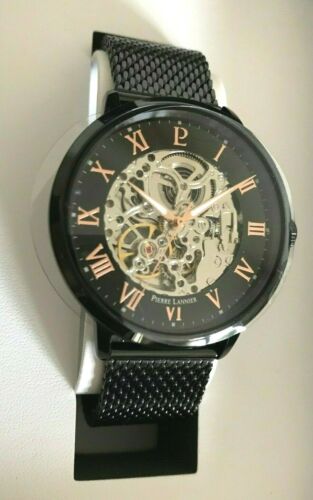 ⌚ Montre Pierre Lannier Homme Neuve Réf 326B438 Automatique Maille Milanaise - Foto 3 di 9