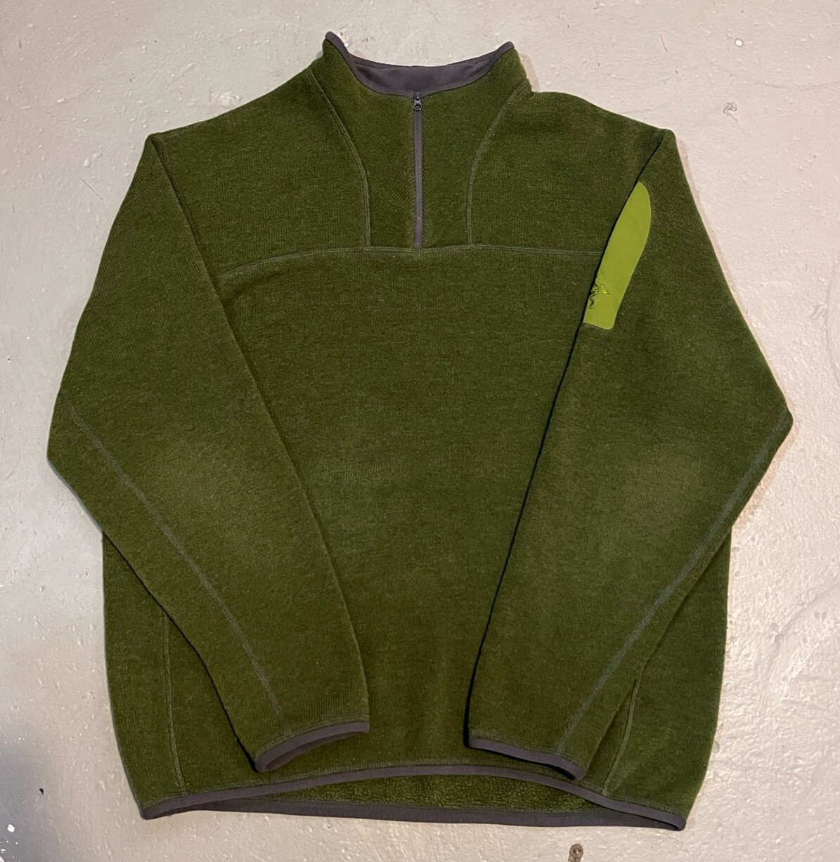 ARC'TERYX Vintage Arcteryx 1 4 Zip Covert Pullover Polartec Maglione in Pile (S M) Y2K