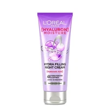 L'Oreal Paris Filling Night Cream, Leave In Hair Cream with Hyaluronic Acid180ml