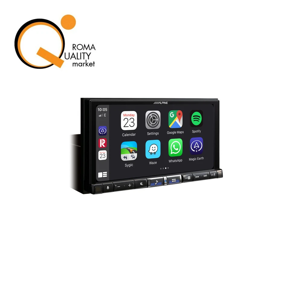 ALPINE iLX-705D Media Station 7" WXGA DAB+ USB BT HDMI Apple Android HI RES GPS - Immagine 4 di 4
