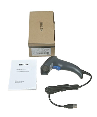 NETUM W9 USB Wired QR Scanner, 1D&2D Bar Code Reader Neu *SSG*