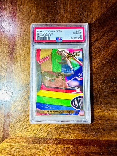 Jeff Gordon RARE 1993 PSA 8 Action Packed #JG1, Prototype TW