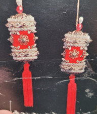 LeeWards REGAL RHAPSODY Vtg Sequin Bead Carousel Pinning Christmas Ornament Kit