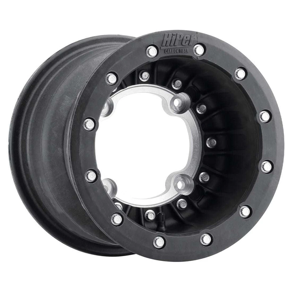 HiPer ATV TECH 3 Rear Black 10x8 4BS 4x144 Single Beadlock - 1080-HCF-SBL-BK - Image 2 of 2