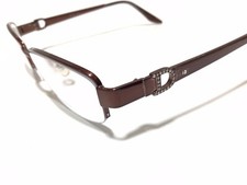 Vintage CHRISTIAN DIOR Ladies  D  Crystal Logo Eye Glasses Frame
