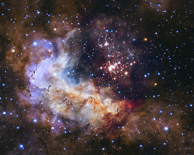 Westerlund 2 Hubble JPL NASA space telescope photo hs-2015-12-a