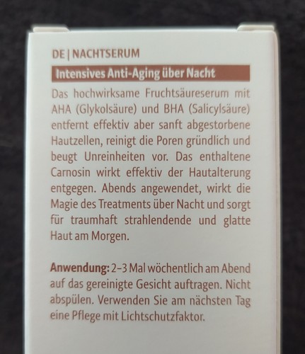 M.Asam Magic Care Overnight Treatment 50ml Fruchtpeeling AHA+BHA - Bild 2 von 2