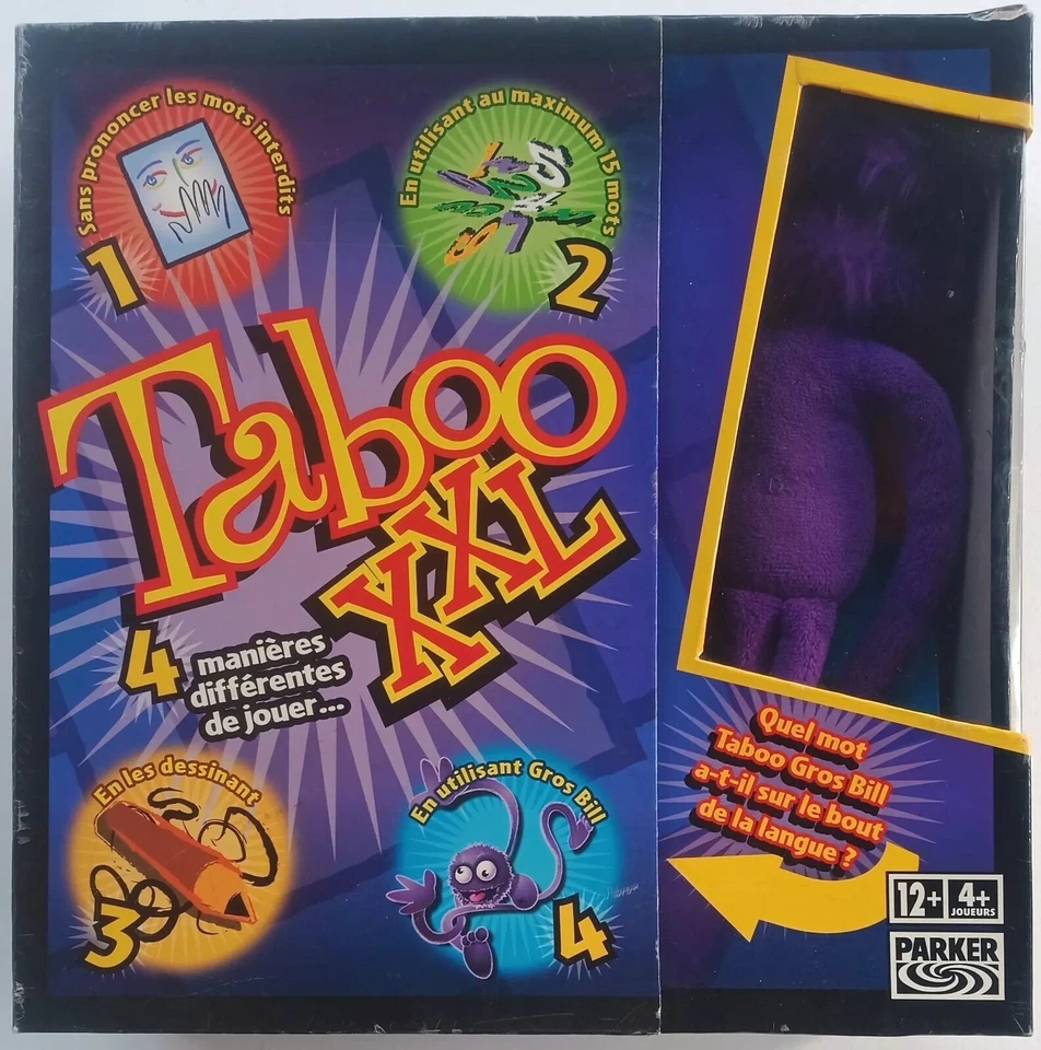 Jeu de Société Taboo XXL avec Gros Bill 2006 Parker Hasbro VF - Photo 2/4