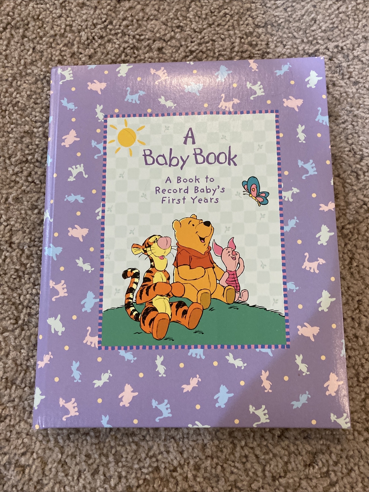 winnie the pooh baby record book