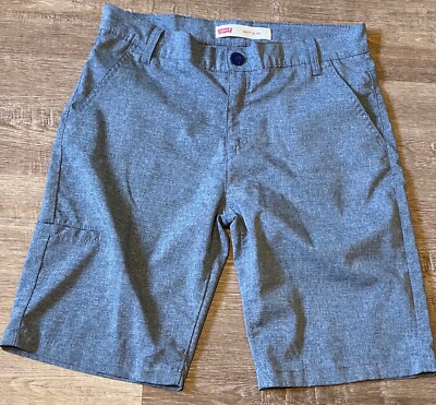 LEVI'S 511 Slim Gray Casual Chino Style Shorts Youth Boy's Size 18, 31  Waist