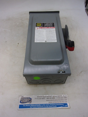 H222NRB-SQUARE D-SAFETY SWITCH,2P/3W,FUSIBLE, 60A,240V,SER F05,NEMA 3R OUTDOOR