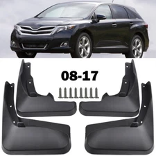 For TOYOTA VENZA 08-16 4PCS FRONT & REAR SPLASH GUARD MUD FLAPS MUDFLAPS SET