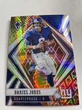 2020 Panini Phoenix Daniel Jones Fire Burst Parallel New York Giants #79