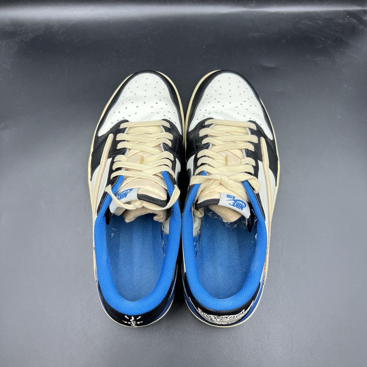 Jordan 1 Retro x Fragment Design x Travis Scott Low Blue