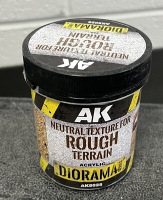 AK Interactive GROUND TEXTURE Terrains Effects FX Paste Rough Terrain 250ml 8oz