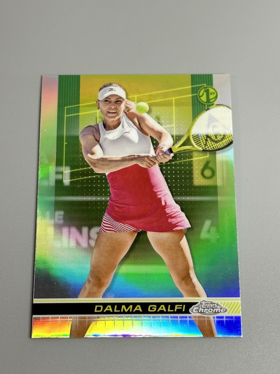 Dalma Galfi 2024 Topps Chrome Tennis Refractor 1st Card #178 | eBay
