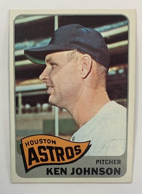 1965 Topps Baseball #359 Ken Johnson (Astros) 124E