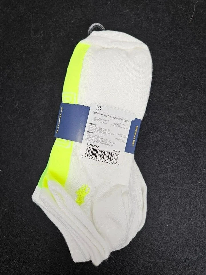 POLO RALPH LAUREN женщин 6-Pk. Полосатые спортивные носки низкого покроя - Изображение 4 из 4