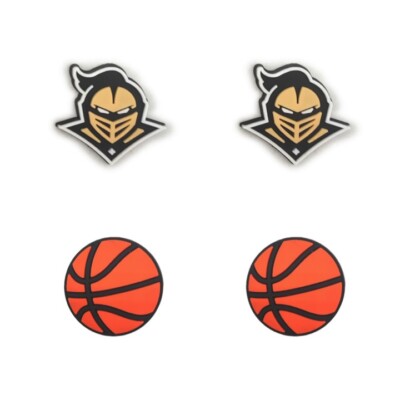 NCAA Central Florida Knights Team For Crocs Shoe Charms Jibbitz - 4 Pieces