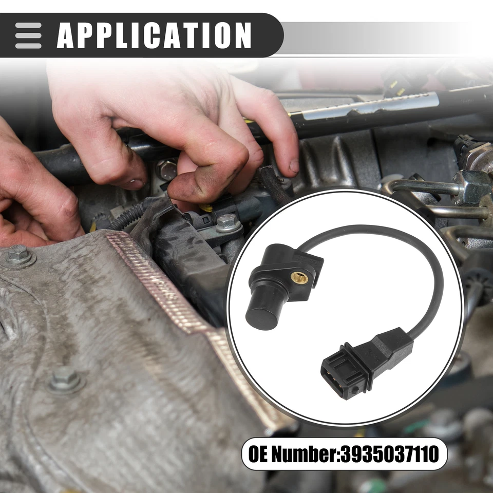 Paquete (2) Sensor de posición del árbol de levas ABS 3918037150 para Hyundai Santa Fe 2001-2006 Foto 3 de 4