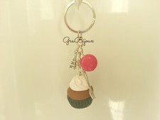 portachiavi fimo cupcake