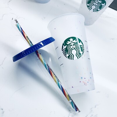 24oz Starbucks venti cold cups bulk Starbucks cups 3 cups | eBay