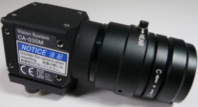 KEYENCE CA-035M Industriekamera | 0,31Mp s/w | ObjektivF 1,4/8mm