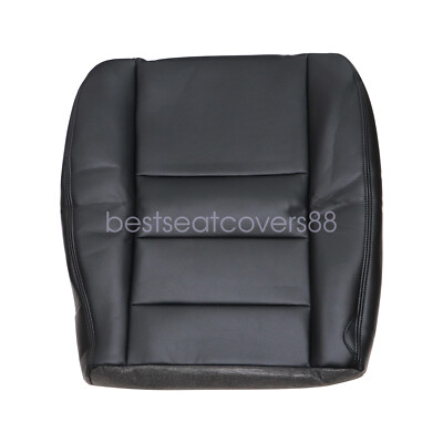 US Leather Car Seats Driver Bottom Seat Cover – Ford F250 Harley Davidson 2006-2007 Black Leather