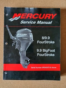 MERCURY MARINE 8/9.9 FOURSTROKE 9.9 BIGFOOT 4-STROKE SERVICE MANUAL 90