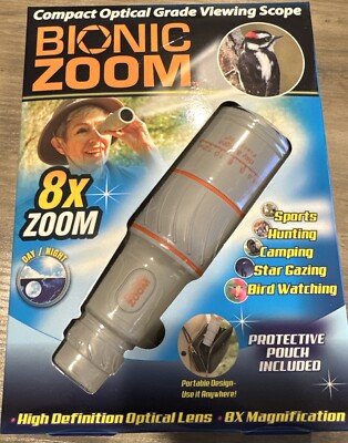 Bionic Zoom 8X Compact Optical Grade Viewing Scope High Definition Day/Night