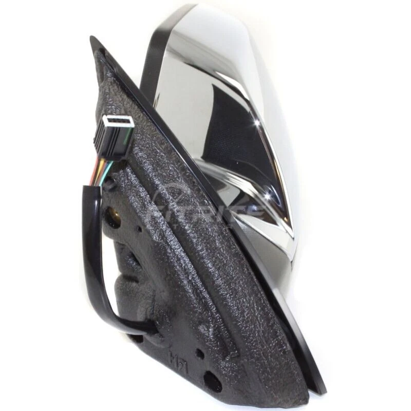 Nuevo espejo retrovisor eléctrico izquierdo manual plegable cromado térmico para Chevrolet Equinox 10-14 Foto 2 de 4