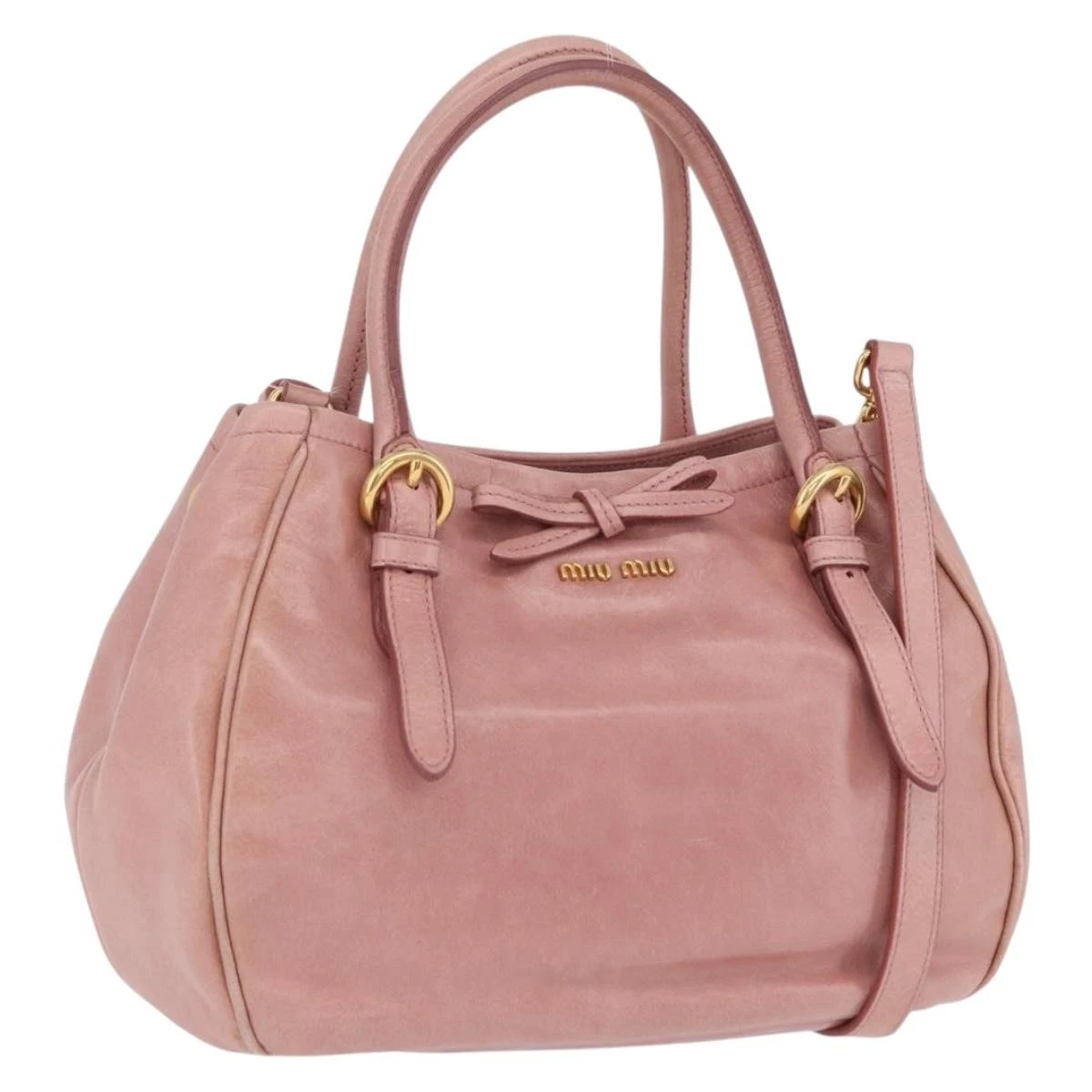 Pink Leather Exterior Miu Miu Bags & Handbags for Women for sale