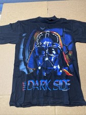Vintage 1996 Star Wats Darth Vader The Dark Side All Over Print T Shirt size L