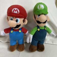 Rare 2010 Nintendo Super Mario Bros Mario And Luigi Plush Lot
