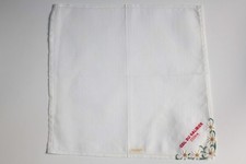 Mouchoir brodé coton Col du Galibier Edelweiss (65643)