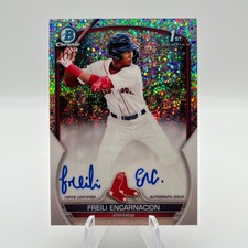 2023 Bowman Chrome Prospect Speckle Refractor Auto /299 Freili Encarnacion