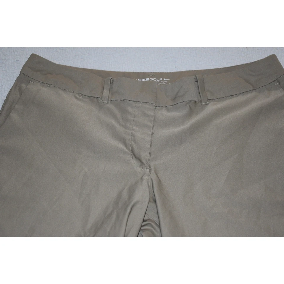 Pantalones Cortos de Golf Nike Para Mujer Talla 10 Rendimiento Dri-Fit Poliéster Tostado PLANOS Foto 2 de 4