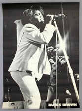 JAMES BROWN – rare vintage original 1973 Polydor Records promo poster