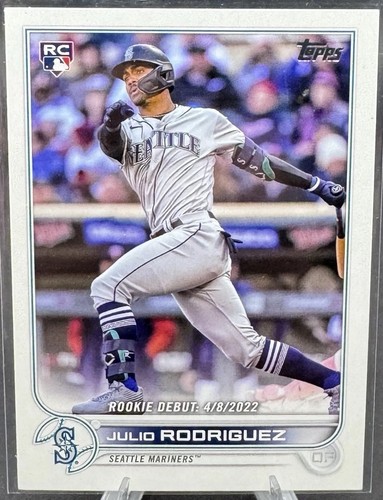 Julio Rodriguez 2022 Topps Update Rookie Debut RC#US97 Seattle Mariners